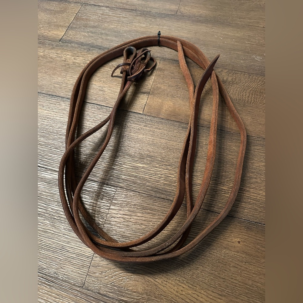 Horse Tack - 6 1/2’ Harness Leather Western Split Reins